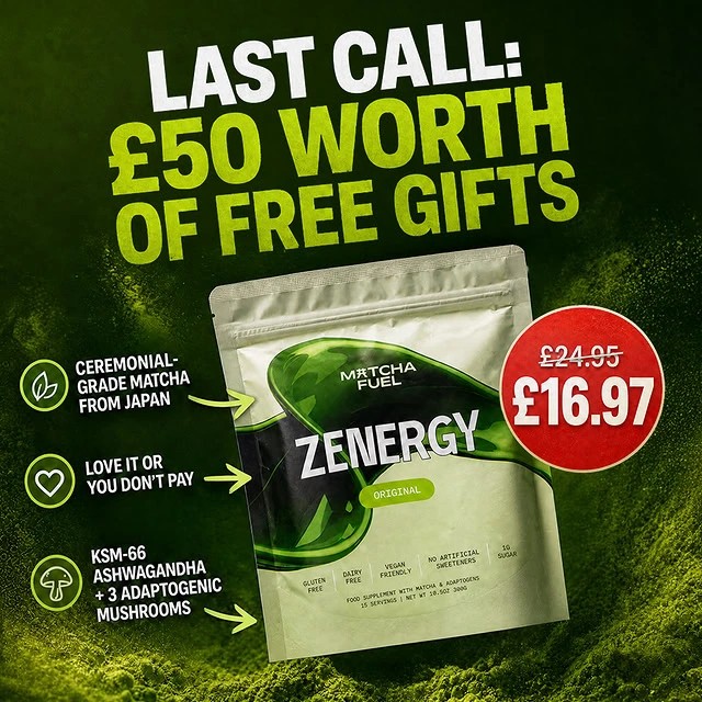 Matcha static: Last call, £50 worth of free gifts